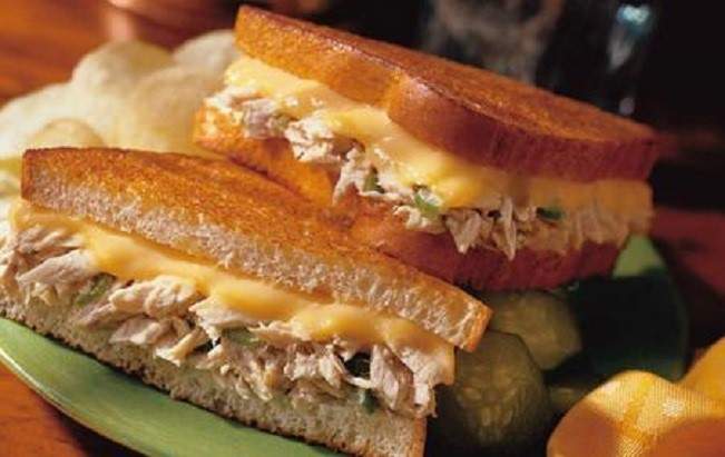 Chicken Sandwiches with Melted Cheese Recipe