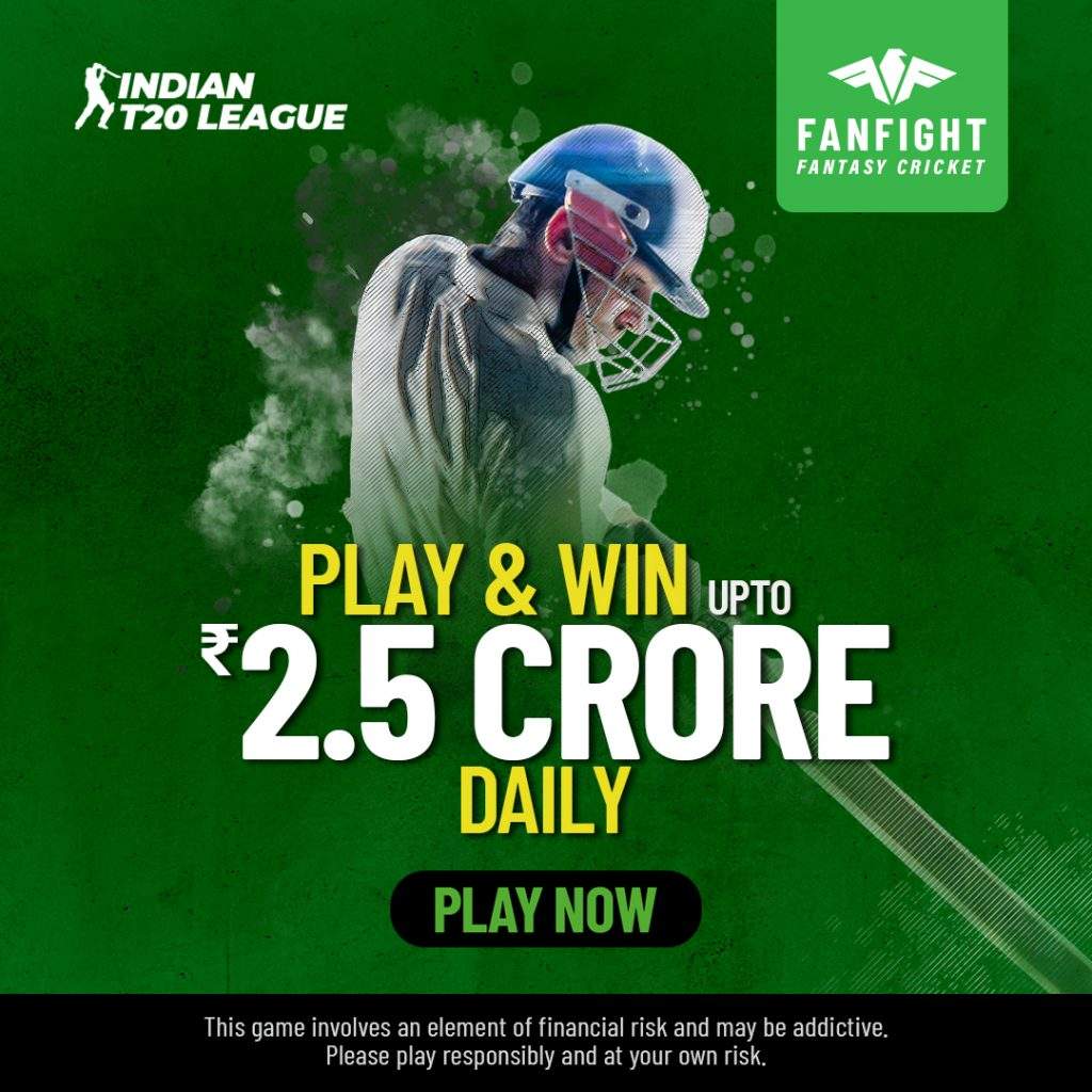 Play FanFight IPL Fantasy Cricket 2021 and Win upto 2.5 Crores Daily
