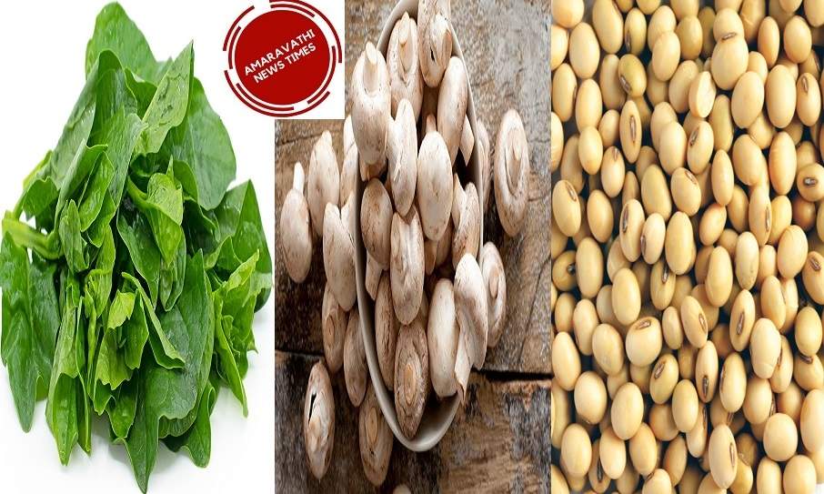Benefits of Malabar Spinach, Mushrooms & Soy Beans for Vitamin D Deficit